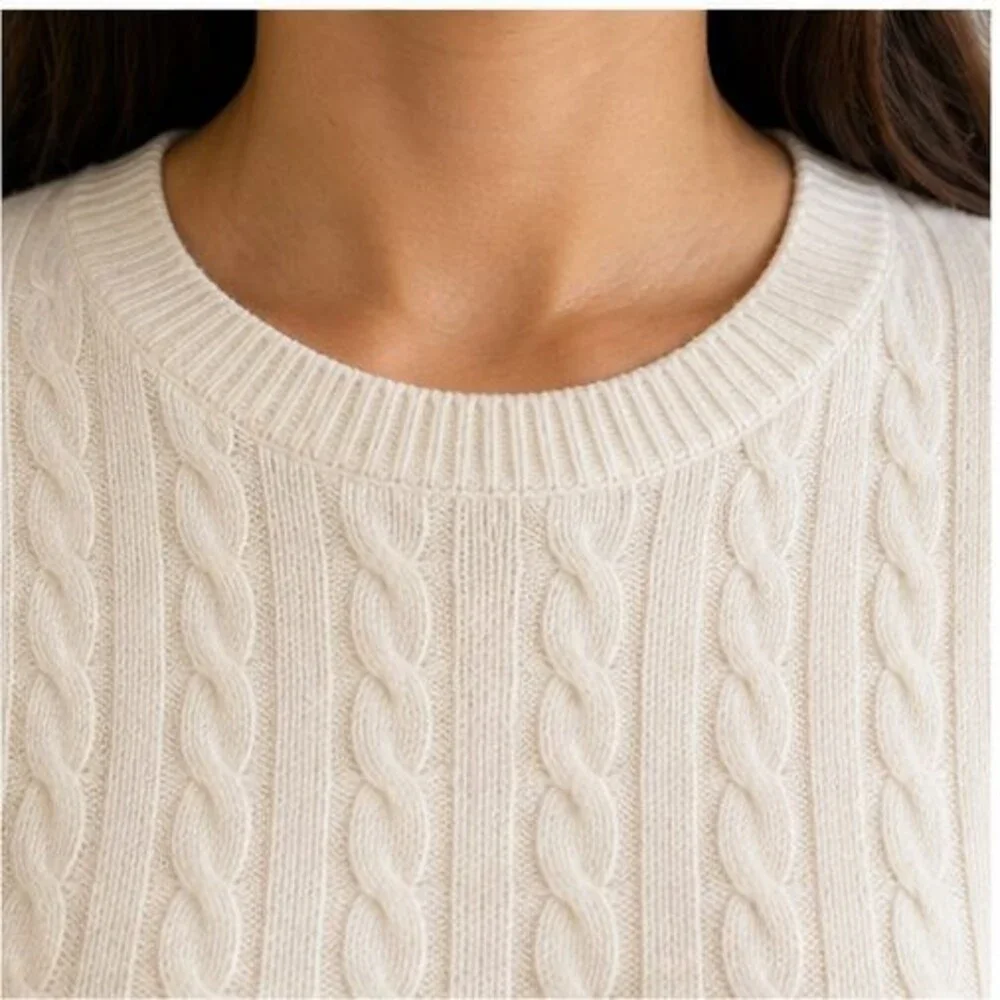 Taupe Lace Trim Top